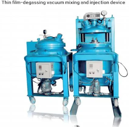 Thiết bị phun trộn chân không khử khí bằng màng mỏng 0